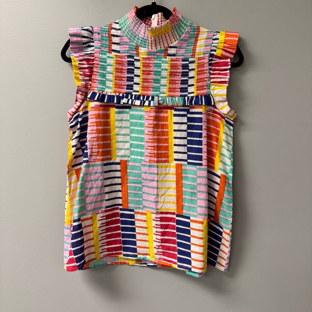 THML Multicolor Textured Top